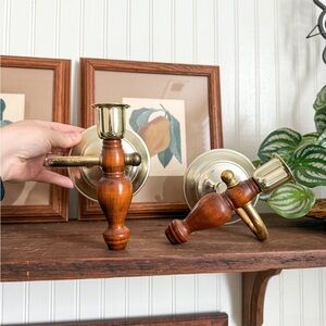 Vintage Wall Sconce Candle Holders